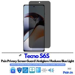 Tecno S6S Privacy screen guard
