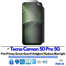 TecnoCamon50Pro5GPrivacyScreenGuard