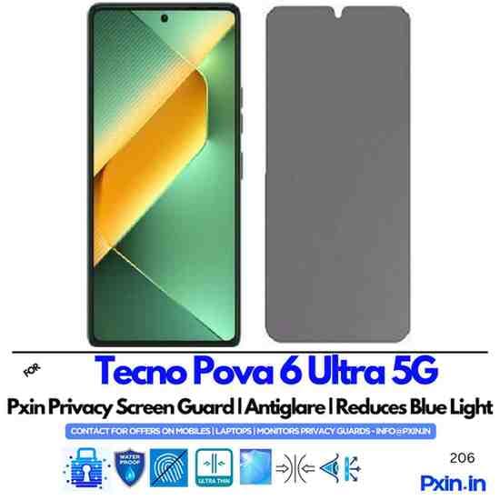 TecnoPova6Ultra5GPrivacyScreenGuard