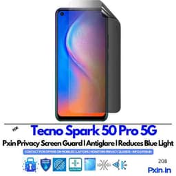 TecnoSpark50Pro5GPrivacyScreenGuard