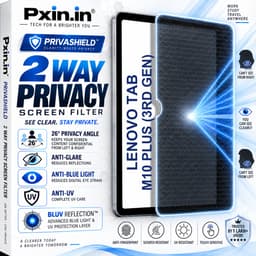 Lenovo Tab M10 Plus (3rd Gen) 2 Way Tablet Privacy Screen Guard (Anti-Blue & Anti-Glare) - Image 1