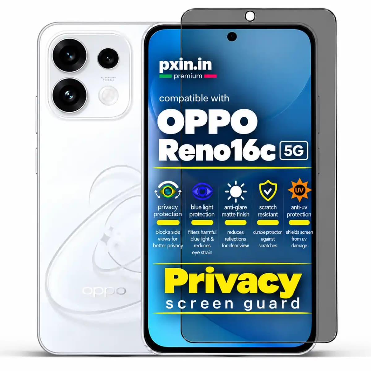 OPPO-Reno16c-5G-Privacy-Screen-Guard