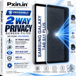 Samsung Galaxy Tab S11 Plus 2 Way Tablet Privacy Screen Guard (Anti-Blue & Anti-Glare) - Image 1