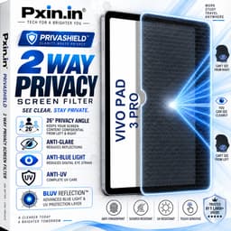 Vivo Pad 3 Pro 2 Way Tablet Privacy Screen Guard (Anti-Blue & Anti-Glare) - Image 1