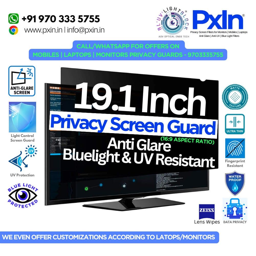 19.1 Inch Monitor Privacy Filter Guard