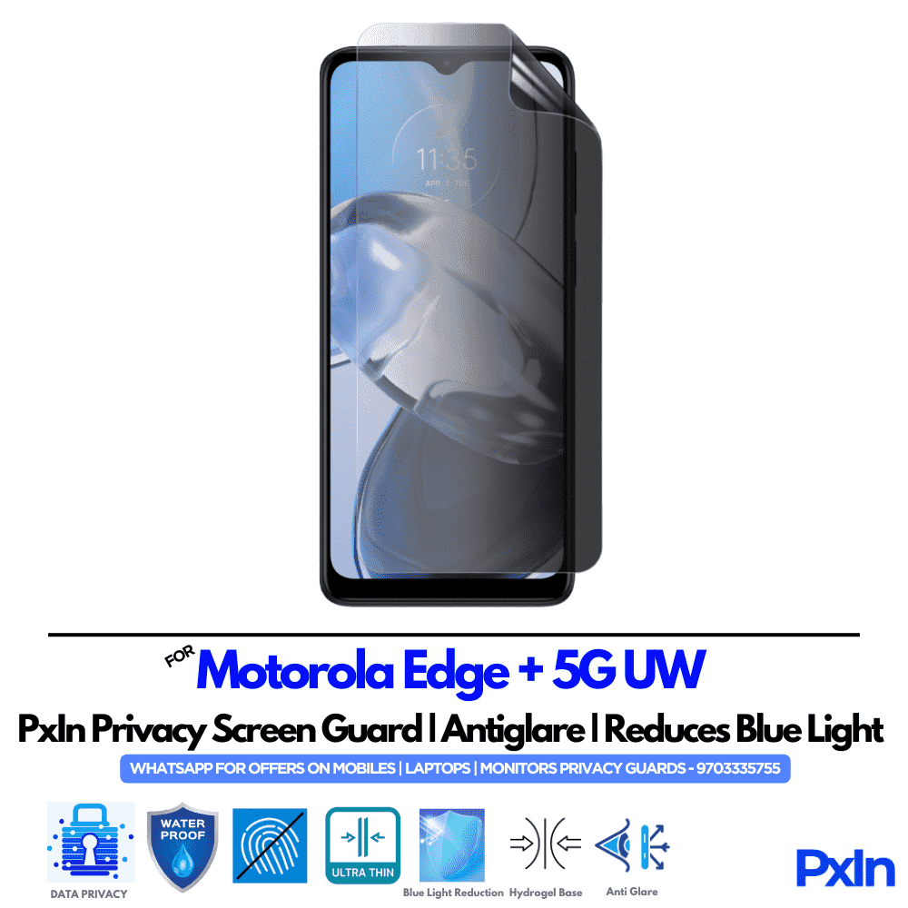 Motorola Edge + 5G UW Privacy Screen Guard