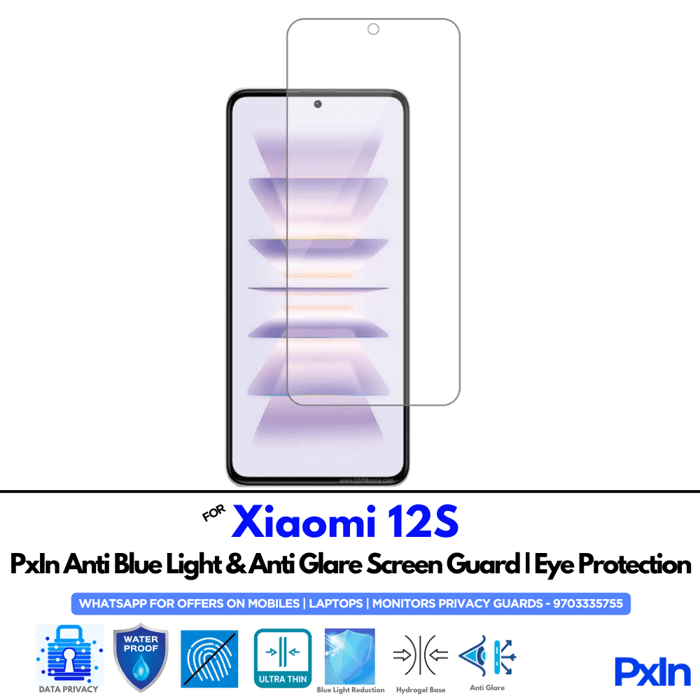 Xiaomi 12S Anti Blue light screen guards