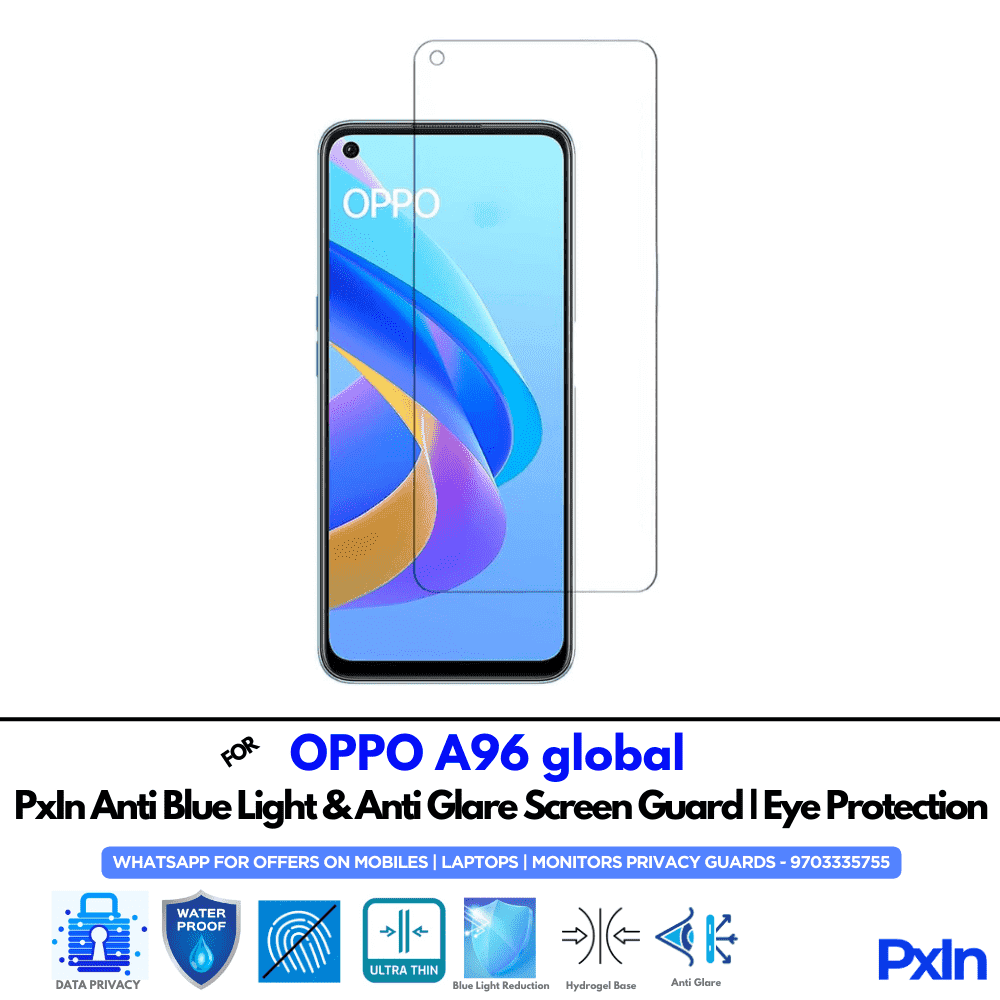 OPPO A96 global Mobile Anti Bluelight Screen Guard