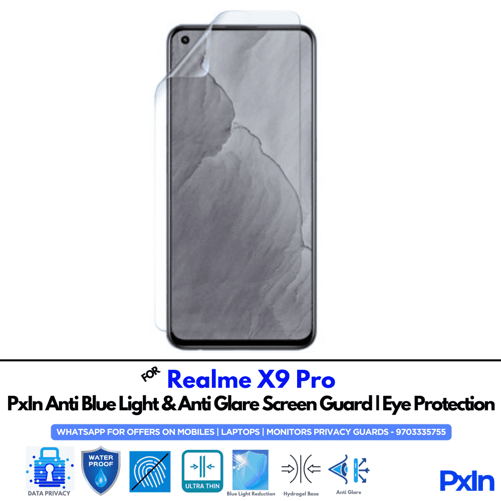 Realme X9 Pro Mobile Anti Bluelight Screen Guard