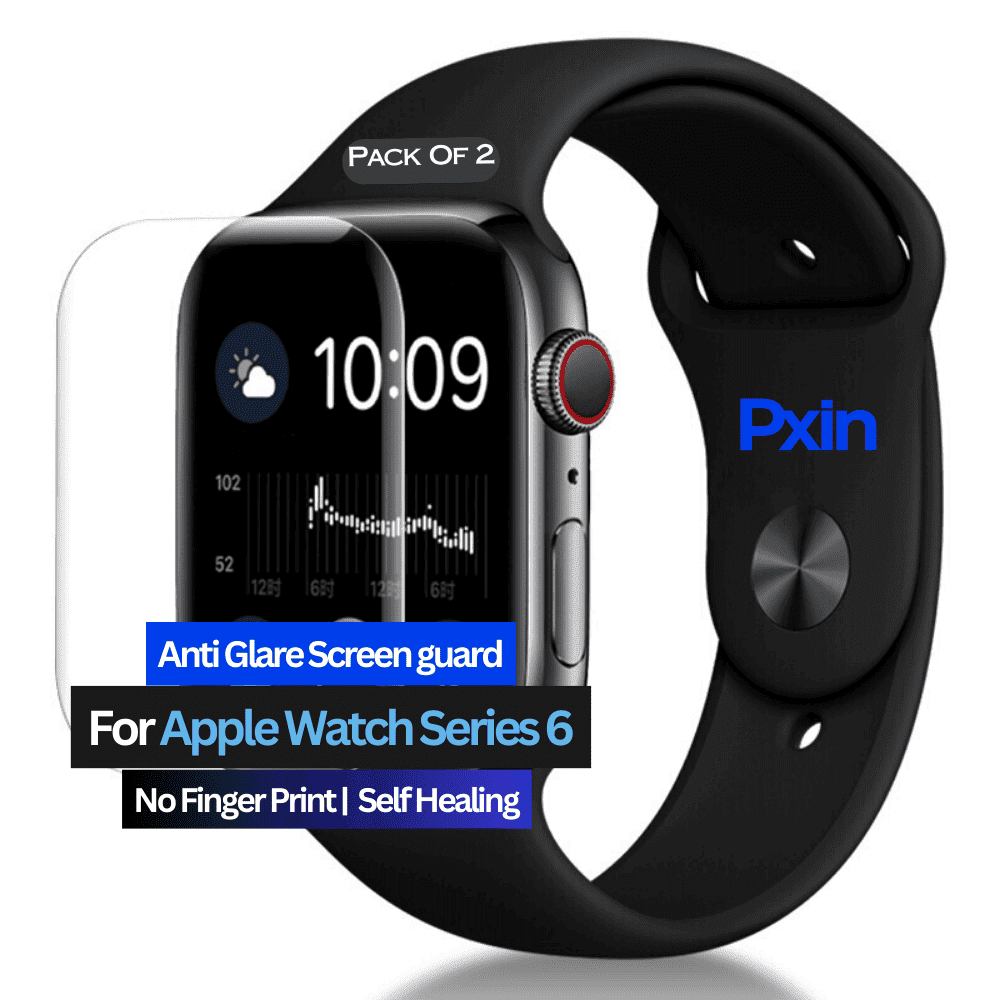 Anti-Glare Screen Guard for Apple Watch Series 6 GPS + Cellular Smartwatch