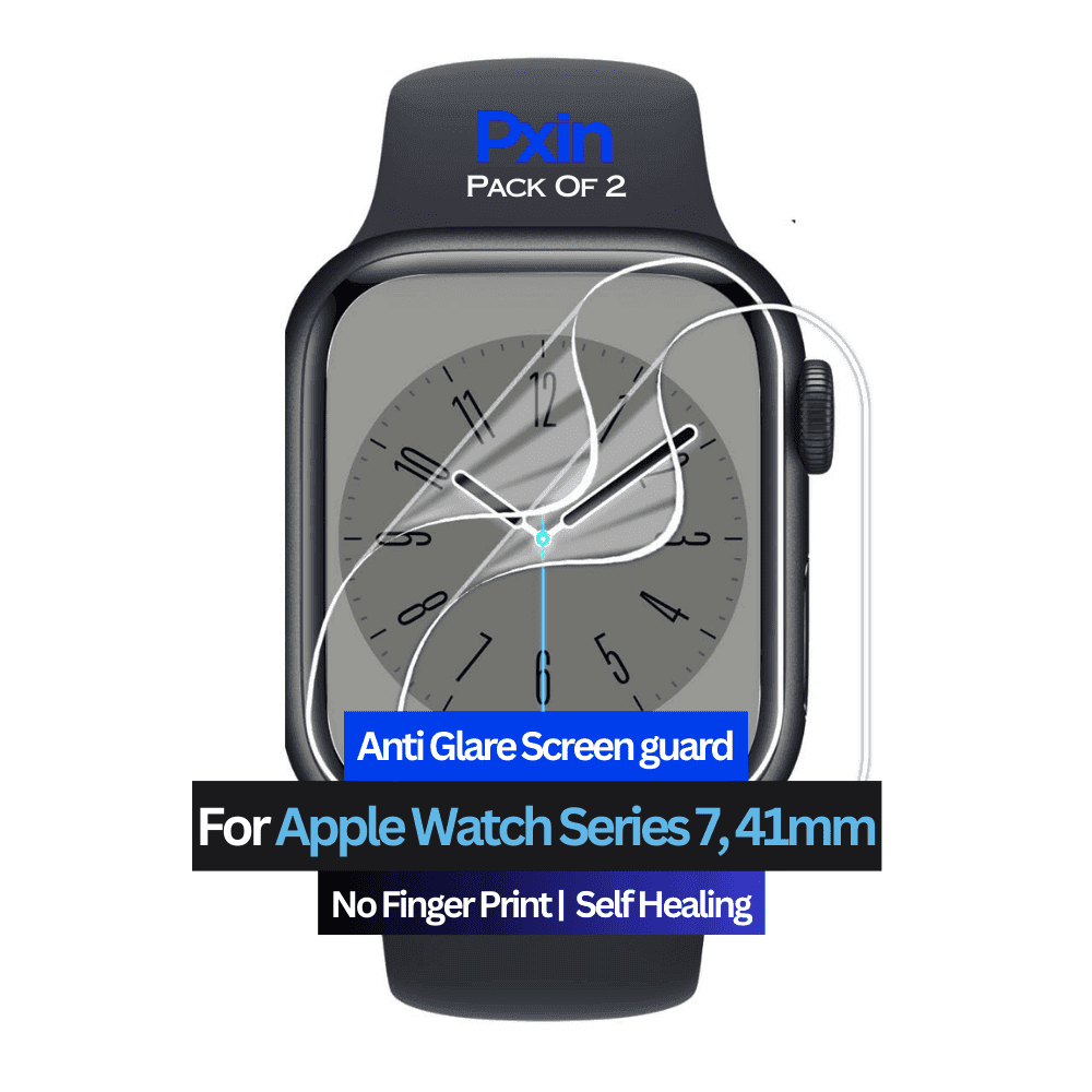Anti-Glare Screen Guard for Apple Watch Series 7 (41mm) Smartwatch