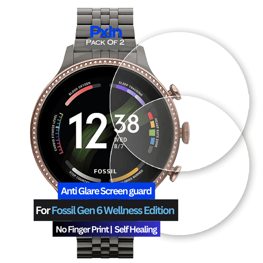 Anti-Glare Screen Guard for Fossil Gen 6 Wellness Edition Smartwatch Smartwatch