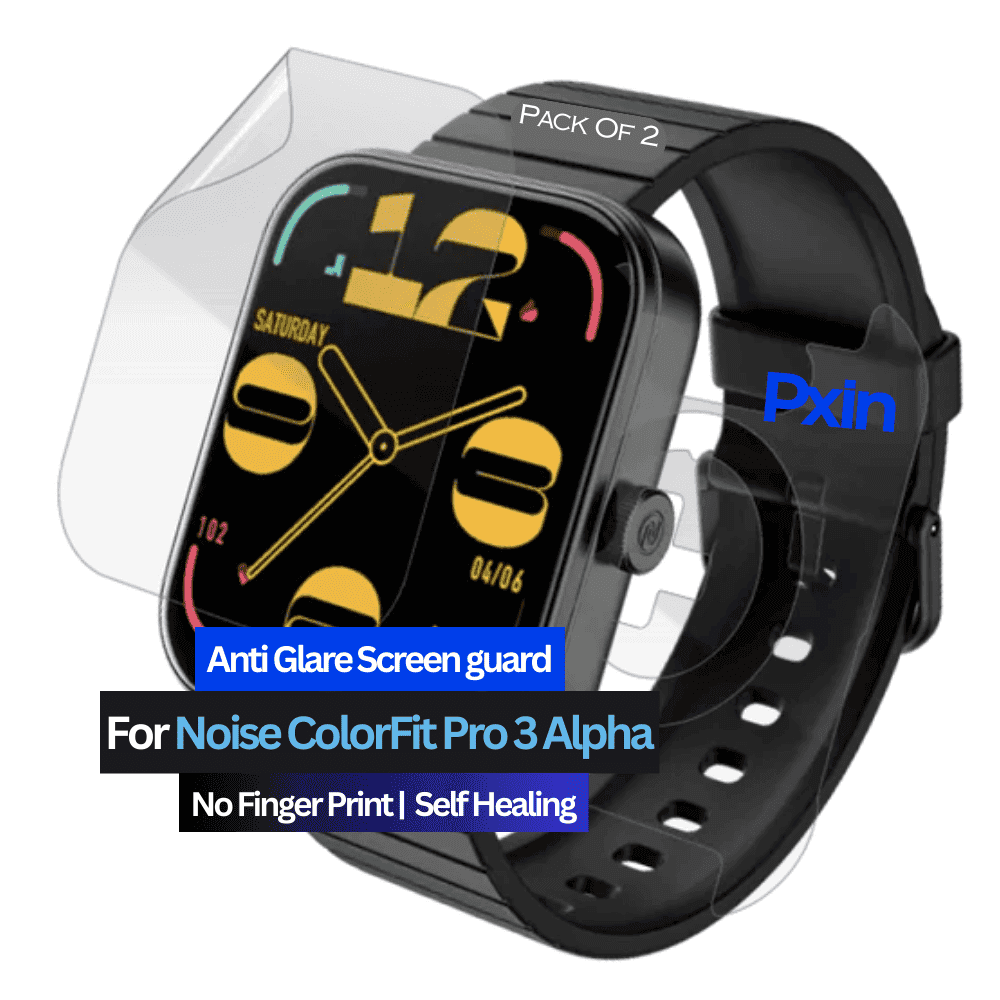 Anti-Glare Screen Guard for Noise ColorFit Pro 3 Alpha Smartwatch