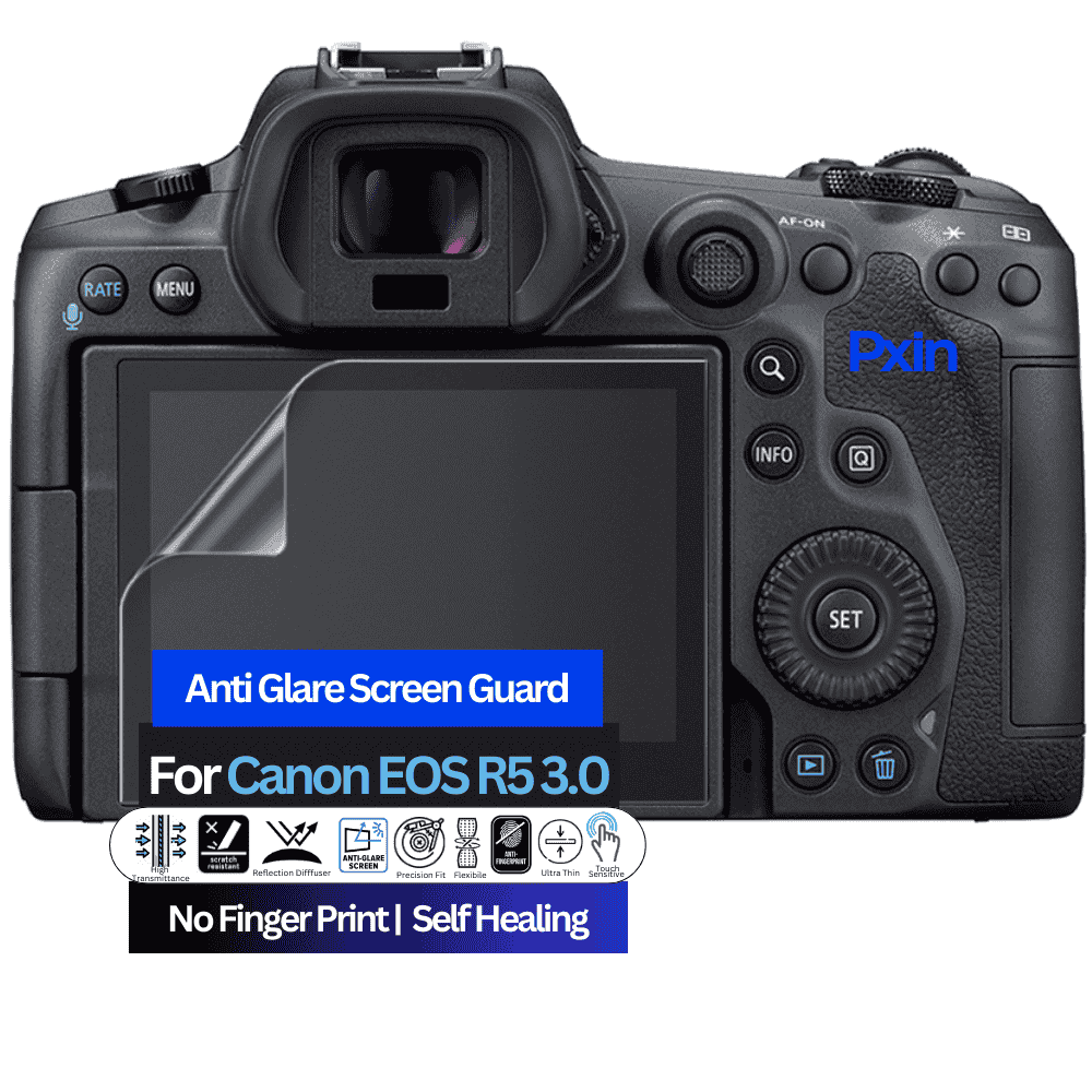 Anti-Glare Screen Guard for Canon EOS R5 3.0 Camera