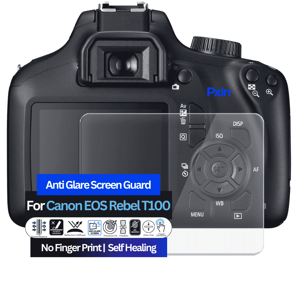 Anti-Glare Screen Guard for Canon EOS Rebel T100 Camera