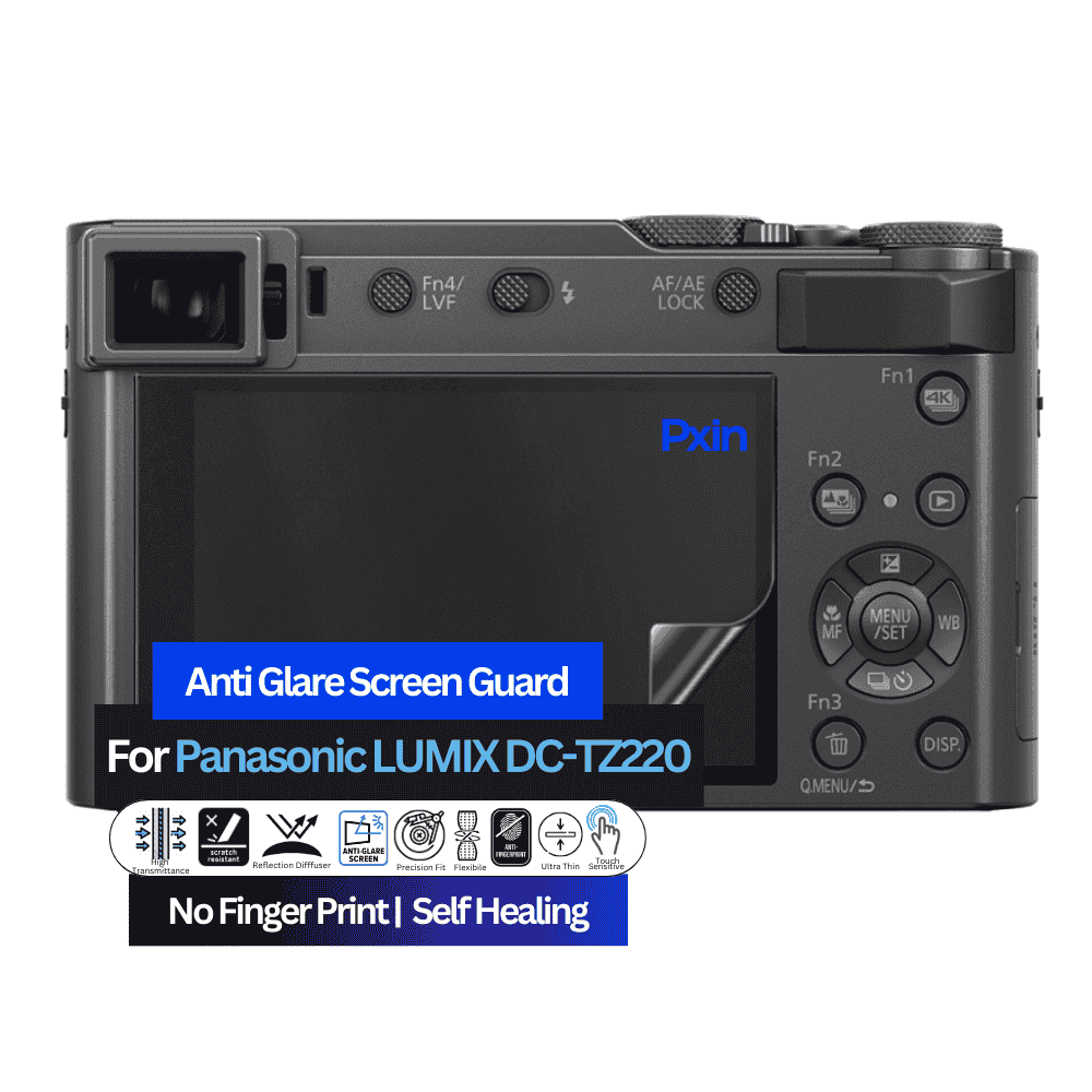 Anti-Glare Screen Guard for Panasonic LUMIX DC-TZ220 Camera