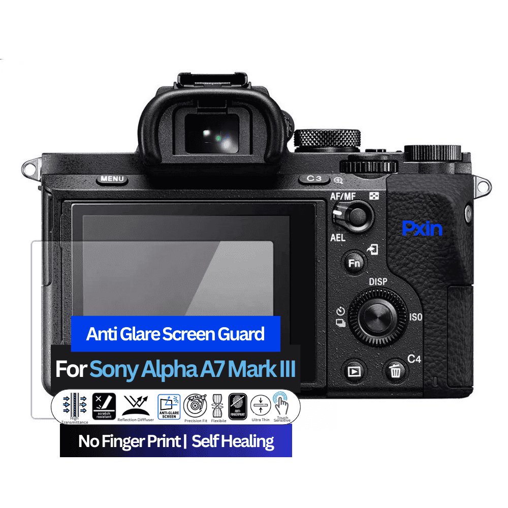 Anti-Glare Screen Guard for Sony Alpha A7 Mark III Camera