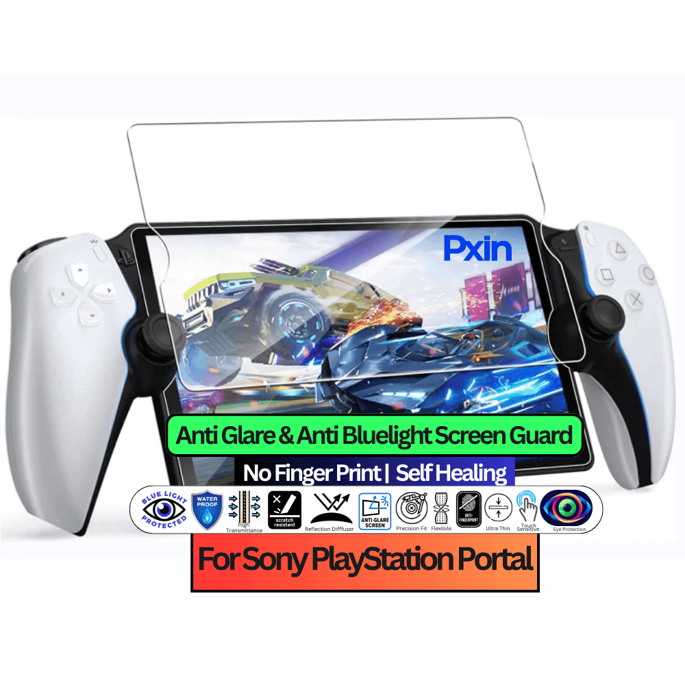 Anti-Blue & Anti-Glare Screen Guard for Sony PlayStation Portal Gaming Console