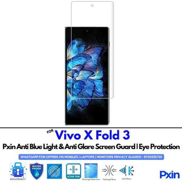Anti Blue Light and Anti Glare Screen Guard for Vivo X Fold 3 Mobile