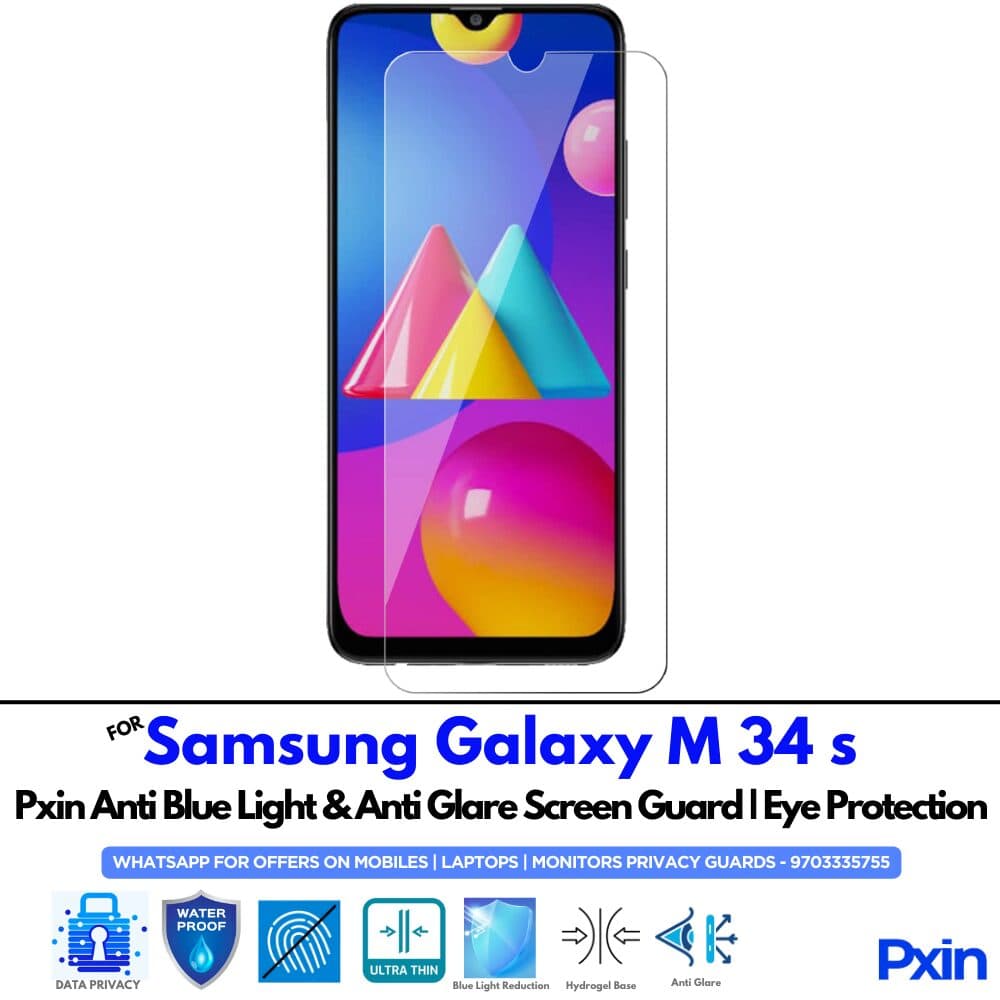 Samsung Galaxy M 34 s Anti Glare Screen Guard