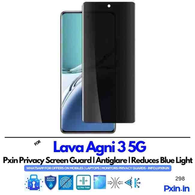 LavaAgni35G Privacy screen guard