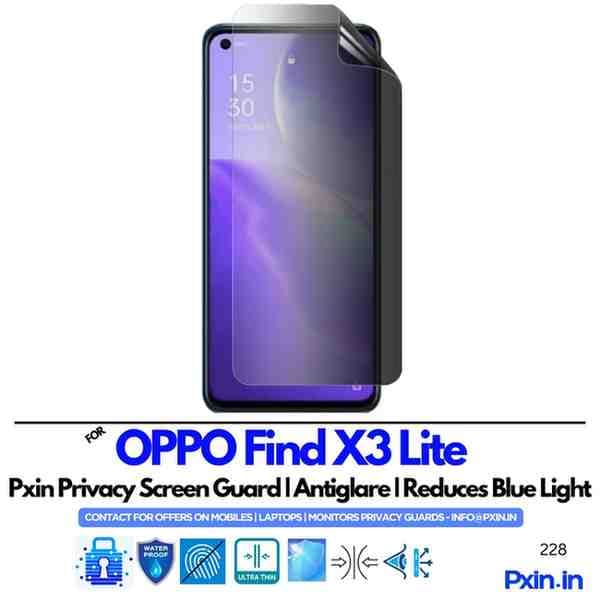 OPPOFindX3LitePrivacyscreenguard