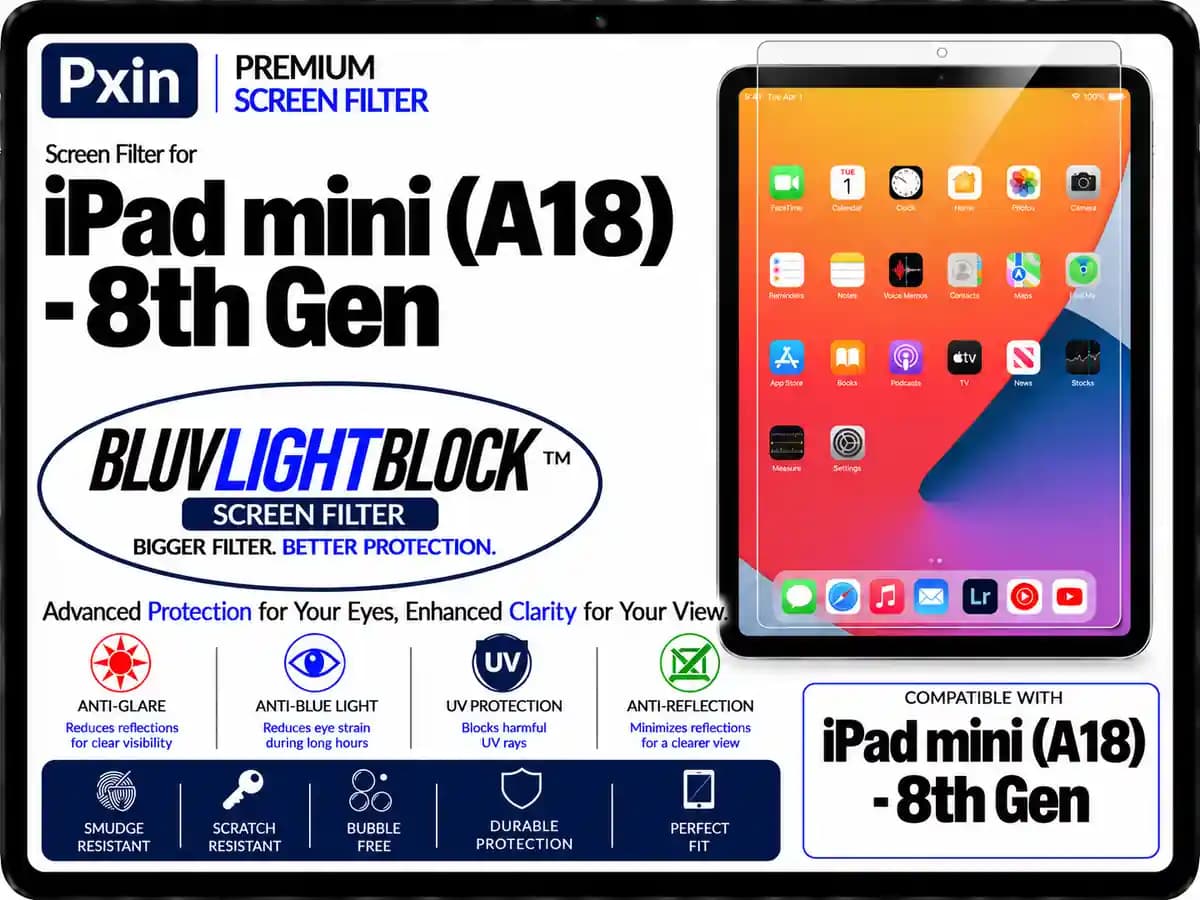 iPad-mini-(A18)- 8th Gen-antiglare-antiblue-screen-guard